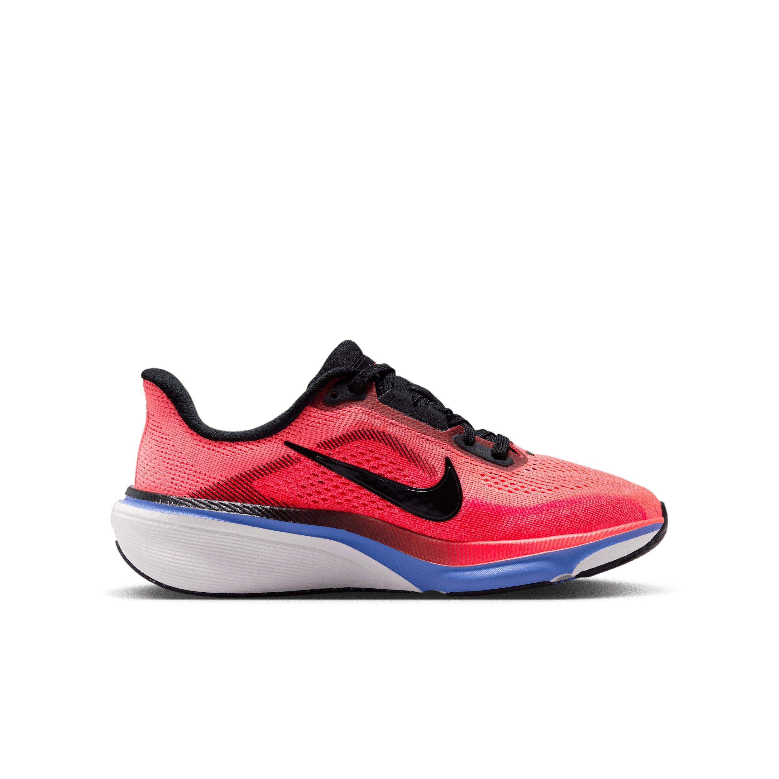 Nike Pegasus 42 "Lava Glow/Flash Crimson/Sapphire/Black" Grade School Boys' Running Shoe - LAVA/CRIMSON/SAPPHIRE/BLACK